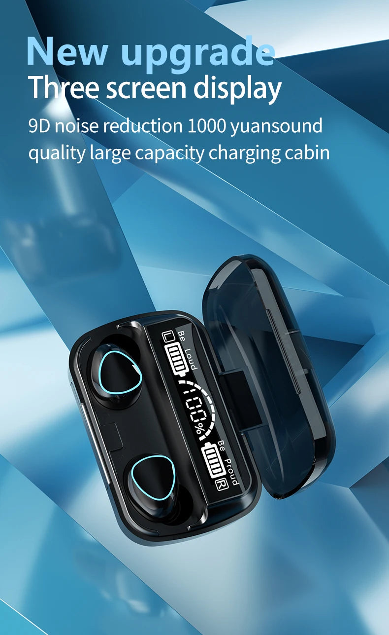 Original TWS M10 Earbuds With Built In Power Bank For Mobiles
