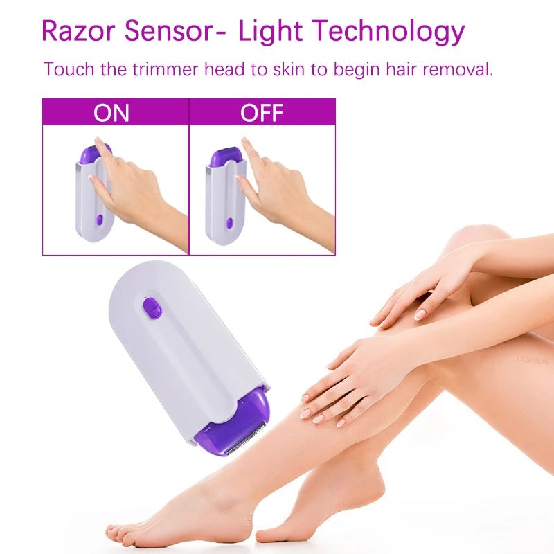 2 In 1 USB Rechargeable Painless Cordless Hair Removal Facial